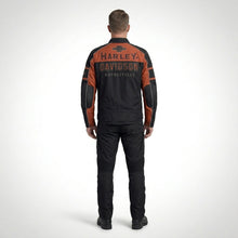Load image into Gallery viewer, Men’s Gastone Colorblocked Riding Jacket – Harley Style Motorcycle Jacket