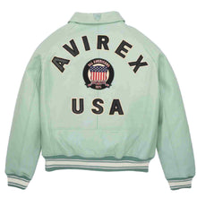 Laden Sie das Bild in den Galerie-Viewer, Avirex Fashion Bomber Leather Jacket For Sale Leather Outlet