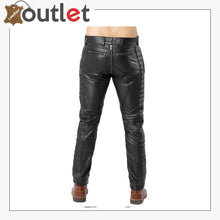 Load image into Gallery viewer, Black Leather Pants