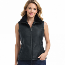 Laden Sie das Bild in den Galerie-Viewer, Women's Black Shearling Vest