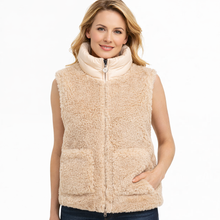 Load image into Gallery viewer, Women’s Moncler Planeze Beige Teddy Down Jacket