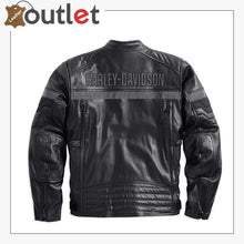 Load image into Gallery viewer, H-D Men's Triple Vent System Evolution Leather Jacket
