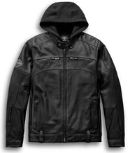 Laden Sie das Bild in den Galerie-Viewer, Harley-Davidson Swingarm 3-in-1 Lederjacke für Herren