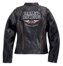 Load image into Gallery viewer, Harley-Davidson Women's Epoch Black Leather Jacket