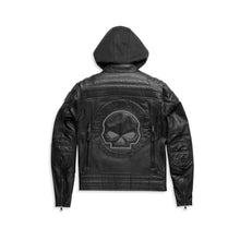 Load image into Gallery viewer, Harley Auroral Black Leather Jacket Leather Outlet