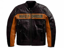Laden Sie das Bild in den Galerie-Viewer, Harley-Davidson Vintage Bikerjacke aus Used-Leder