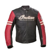 Laden Sie das Bild in den Galerie-Viewer, Indian Motorcycle Men's Black Leather Biker jacket Leather Outlet