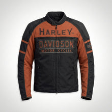 Load image into Gallery viewer, Men’s Gastone Colorblocked Riding Jacket – Harley Style Motorcycle Jacket