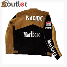 Laden Sie das Bild in den Galerie-Viewer, Marlboro Vintage Racing Lederjacke
