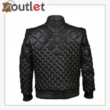 Load image into Gallery viewer, Men Studded Leather Steam Punk Jacket