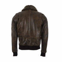 Laden Sie das Bild in den Galerie-Viewer, Men's Real Leather Pilot Flight Leather Jacket Leather Outlet