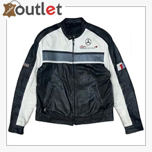 Laden Sie das Bild in den Galerie-Viewer, Mercedes Benz F1 Lederjacke