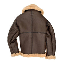 Load image into Gallery viewer, Men’s B3 Shearling Sheepskin Bomber Jacket – Classic Aviator Style