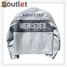 Laden Sie das Bild in den Galerie-Viewer, Seltene Mercedes Rennlederjacke