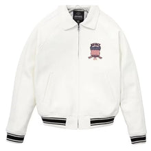 Laden Sie das Bild in den Galerie-Viewer, Snow White AVIREX Bomber Jacket Leather Outlet