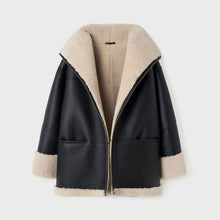 Load image into Gallery viewer, Women’s B3 RAF Sheepskin Aviator Shearling Leather Jacket
