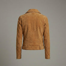 Load image into Gallery viewer, Women's Suede Leather Jacket