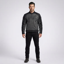 Laden Sie das Bild in den Galerie-Viewer, Herren Willie G Skull Mesh Motorradjacke – Atmungsaktive Motorradjacke im Harley-Stil