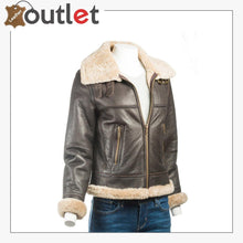 Load image into Gallery viewer, B3 Bomber Sheepskin Women Leather Jacket