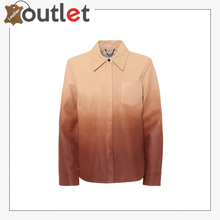 Laden Sie das Bild in den Galerie-Viewer, Dégradé leather shirt