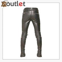 Laden Sie das Bild in den Galerie-Viewer, Electric Zipper Mono Leather Pants