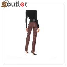 Laden Sie das Bild in den Galerie-Viewer, LET'S STAY TOGETHER LEATHER LACE UP PANTS