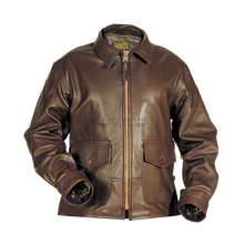 Load image into Gallery viewer, G-8 NAVY LEATHER FLIGHT JACKET Leather Outlet