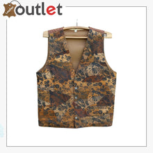 Laden Sie das Bild in den Galerie-Viewer, Genuine Brown Men's Leather Vest - Leather Outlet