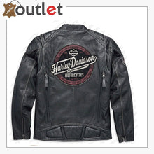 Laden Sie das Bild in den Galerie-Viewer, Harley Davidson Cowhide Black leather Jacket