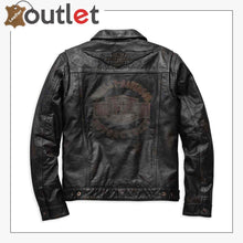 Load image into Gallery viewer, Harley-Davidson Men's Digger Slim Fit Washed Leather Jacket