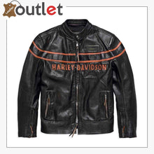 Laden Sie das Bild in den Galerie-Viewer, Harley-Davidson Men's Double Ton Slim Fit Leather Jacket