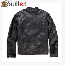 Laden Sie das Bild in den Galerie-Viewer, Harley-Davidson Men's Speed Distressed Slim Fit Leather Jacket