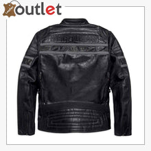 Laden Sie das Bild in den Galerie-Viewer, Harley-Davidson Men's Triple Vent System Wick Twister Leather Jacket