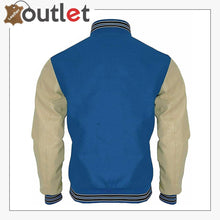 Laden Sie das Bild in den Galerie-Viewer, High School Varsity leather Man Jacket