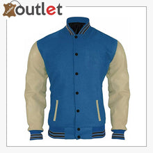 Laden Sie das Bild in den Galerie-Viewer, High School Varsity leather Man Jacket