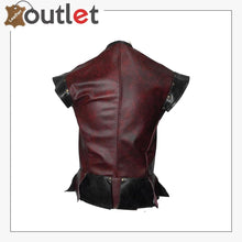 Laden Sie das Bild in den Galerie-Viewer, Leather Two Tone Buckled Choose Colours Fantasy Medieval Vest