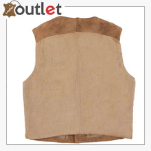 Laden Sie das Bild in den Galerie-Viewer, Men's Promo Basic Leather Vest (Black, Large)
