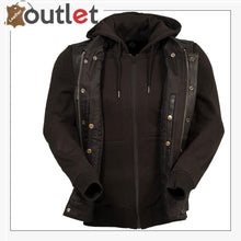 Laden Sie das Bild in den Galerie-Viewer, Men Distressed Brown Leather Vest