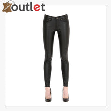 Laden Sie das Bild in den Galerie-Viewer, Style Leather Jeans Pants