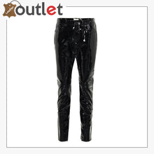 Laden Sie das Bild in den Galerie-Viewer, Ladies Patent-leather skinny pants Trouser