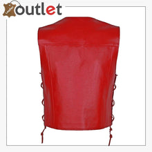 Laden Sie das Bild in den Galerie-Viewer, MEN’S MOTORCYCLE VEST TACTICAL SWAT STYLE LEATHER VEST
