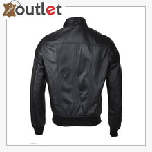 Laden Sie das Bild in den Galerie-Viewer, Men Biker Bomber Style Leather Jakcet