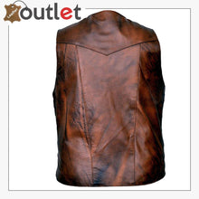 Laden Sie das Bild in den Galerie-Viewer, Leather Club Vest