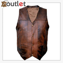 Laden Sie das Bild in den Galerie-Viewer, Leather Club Vest