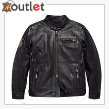 Laden Sie das Bild in den Galerie-Viewer, Men’s Harley Davidson Motorcycle Leather Jacket