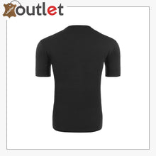 Laden Sie das Bild in den Galerie-Viewer, Men's Leather Like Short Sleeve T-shirt - Leather Outlet