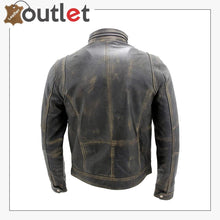 Laden Sie das Bild in den Galerie-Viewer, Mens Black Warm Fashion Leather Jacket