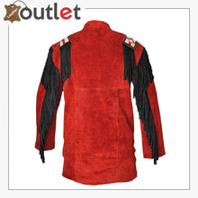 Laden Sie das Bild in den Galerie-Viewer, Mens Western Suede Leather Jacket