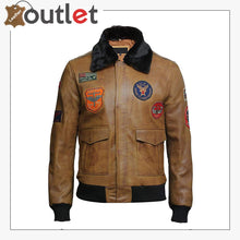 Laden Sie das Bild in den Galerie-Viewer, Men's Leather Jacket Genuine Lamb Skin with Detachable Collar Leather Outlet