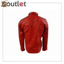 Load image into Gallery viewer, Leather White Short Sleeve Shirt